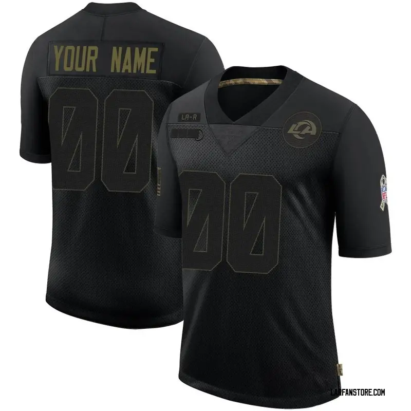 Custom Los Angeles Rams 2020 Salute To 