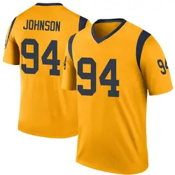 Men's Desjuan Johnson Los Angeles Rams Color Rush Jersey - Gold Legend