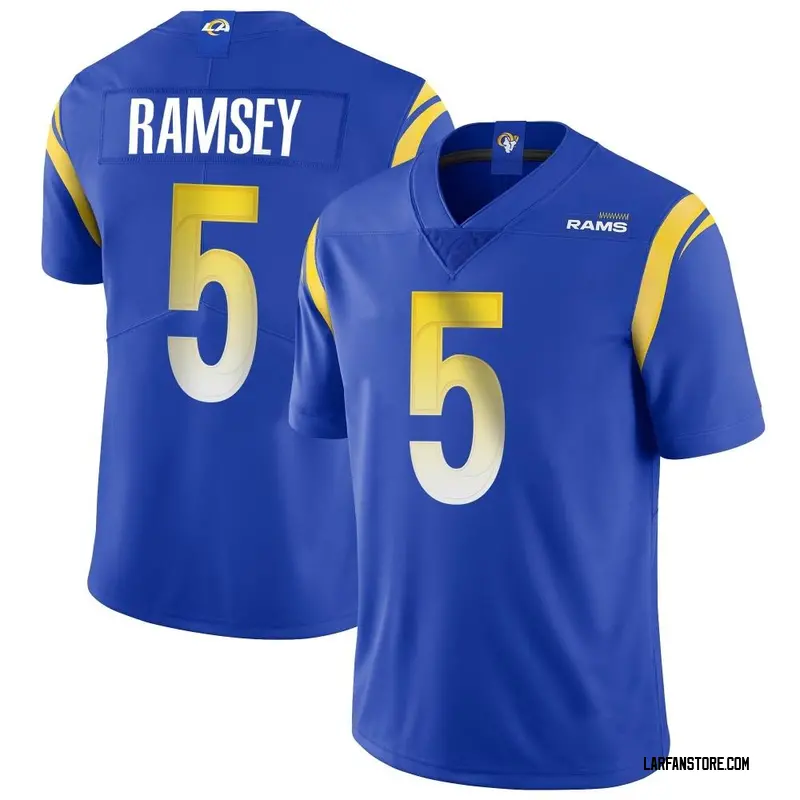 Jalen Ramsey #5 Los Angeles Rams Nike Gray Alt NFL Game Jersey