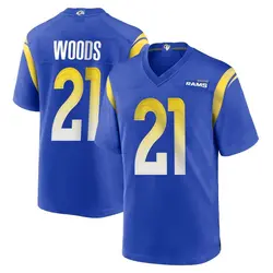 Youth Charles Woods Los Angeles Rams Alternate Jersey - Royal Game