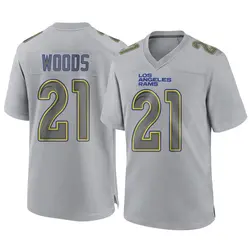 Youth Charles Woods Los Angeles Rams Atmosphere Fashion Jersey - Gray Game