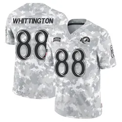 Youth Jordan Whittington Los Angeles Rams 2024 Salute to Service Jersey - Arctic Camo Limited