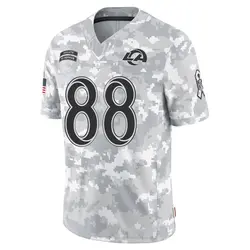 Youth Jordan Whittington Los Angeles Rams 2024 Salute to Service Jersey - Arctic Camo Limited