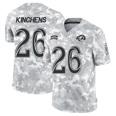 Youth Kamren Kinchens Los Angeles Rams 2024 Salute to Service Jersey - Arctic Camo Limited